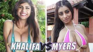 BANGBROS - 山羊之战：米娅·哈利法 vs 维奥莱特·迈尔斯..-xj