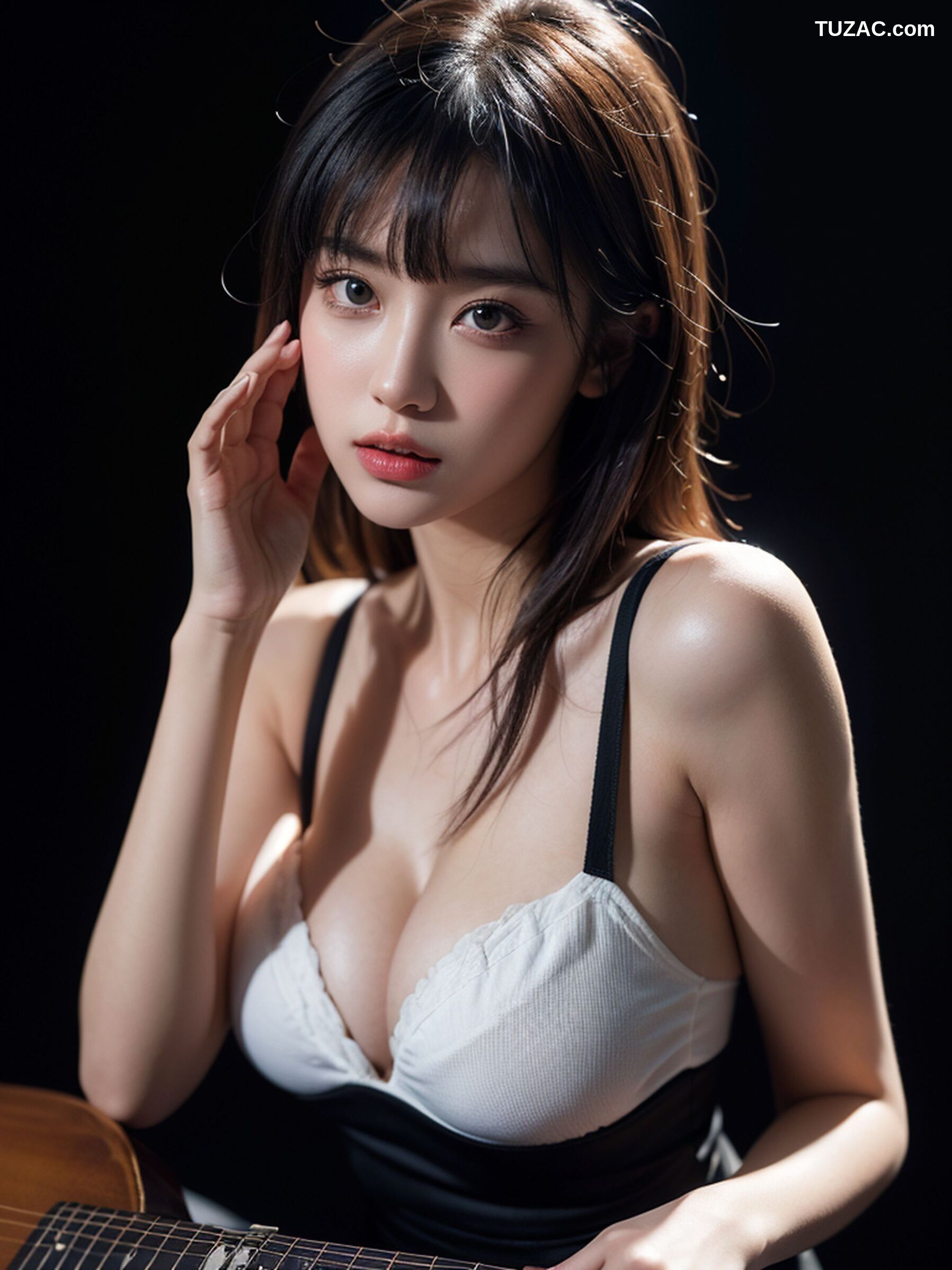 AI美女-拟实-歌星手里的麦克风变肉棒口交-18禁