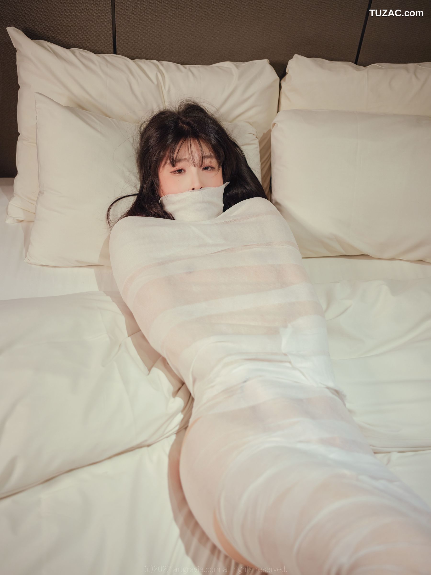 韩国美女-Jang-Joo-木乃伊绑缚-浴缸湿身-ArtGravia-369