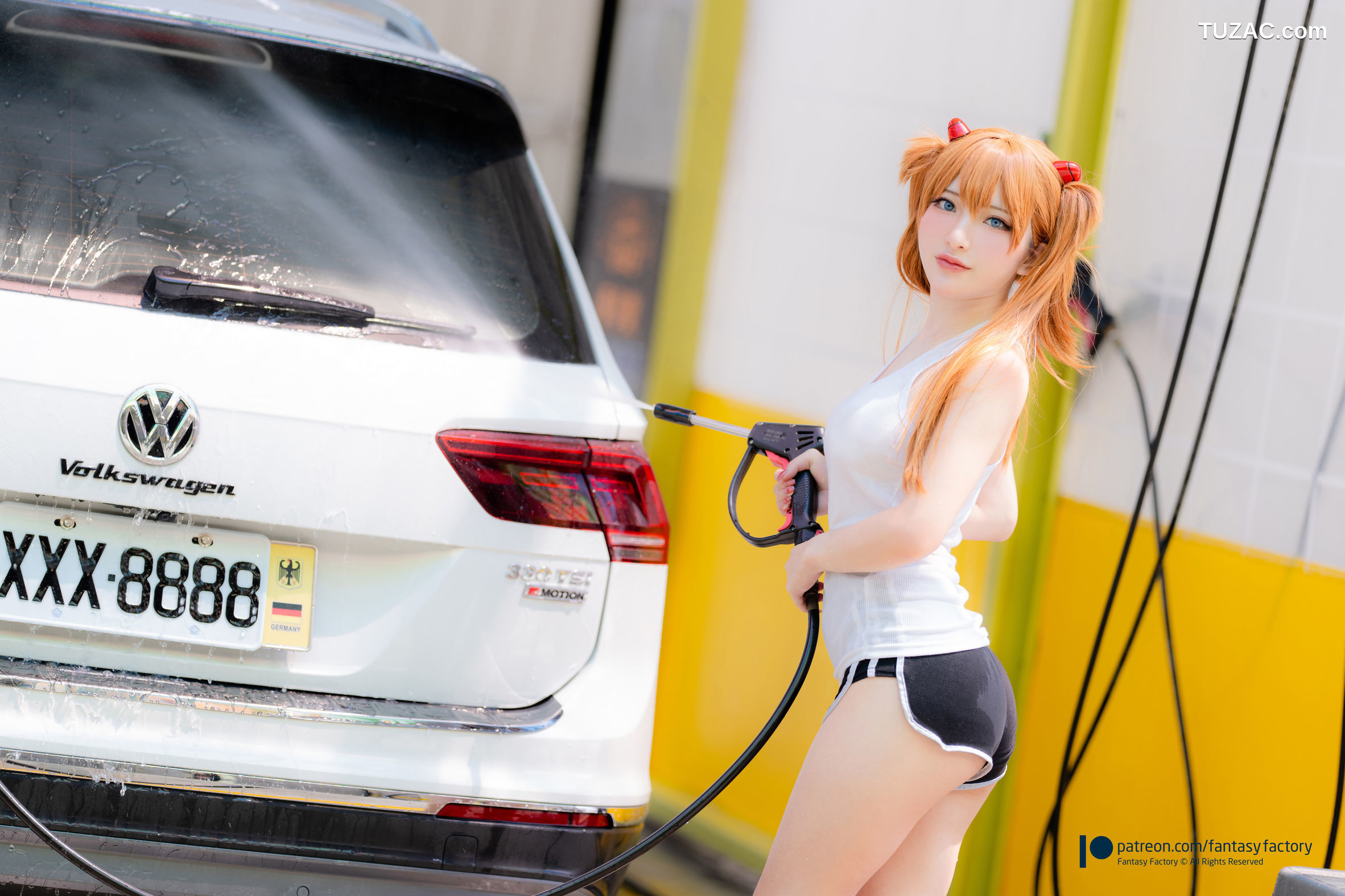 Fantasy-Factory-小丁Ding-明日香-洗车-Asuka-car-wash-2021.11