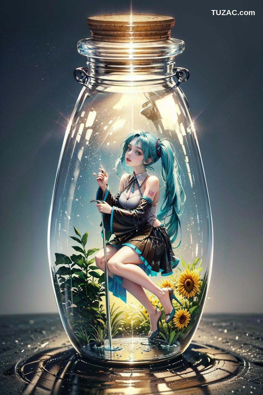 AI美女-瓶中精灵