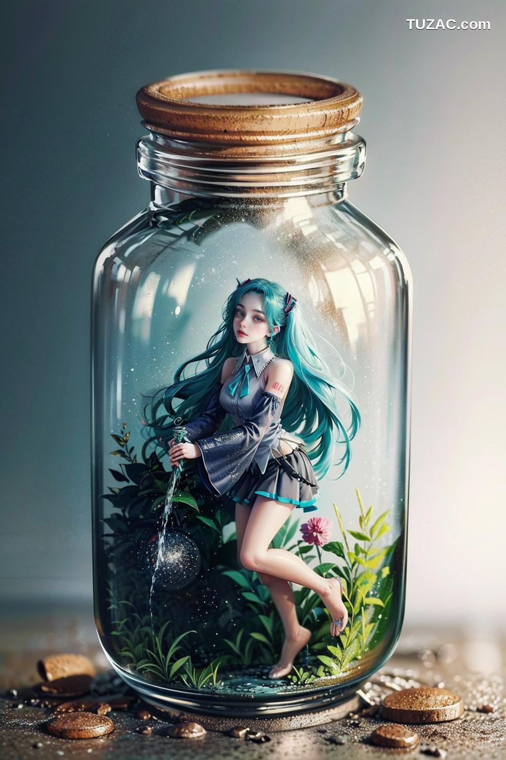 AI美女-瓶中精灵