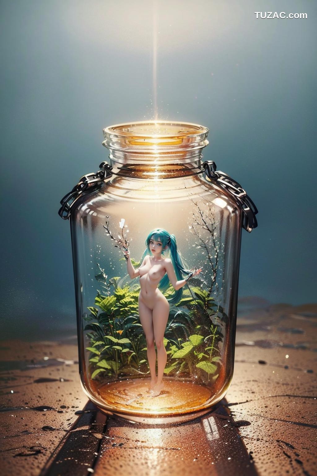 AI美女-瓶中精灵