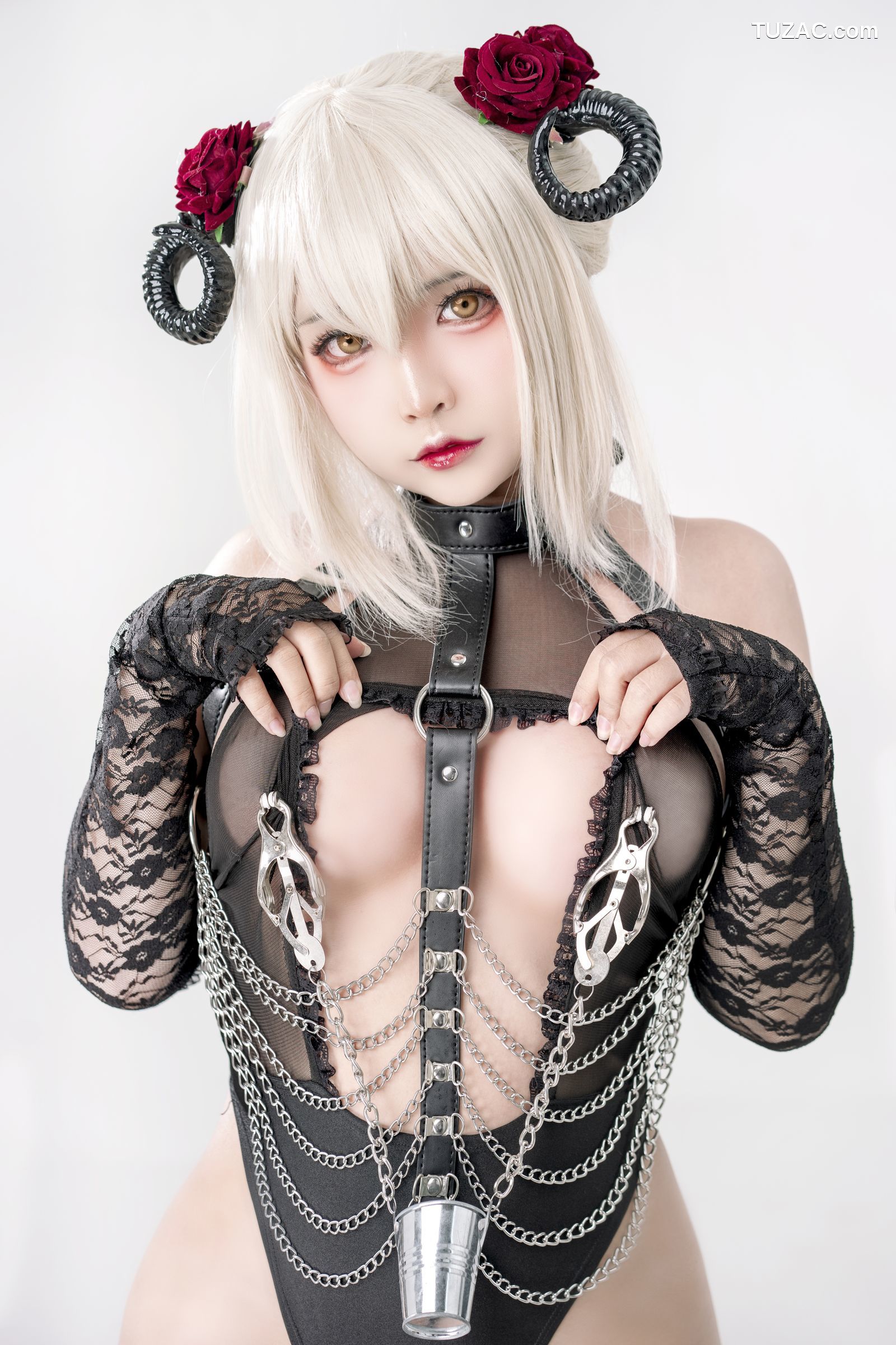 Sayo-Momo-《堕天使》-黑Saber-Saber-Alter-the-devil