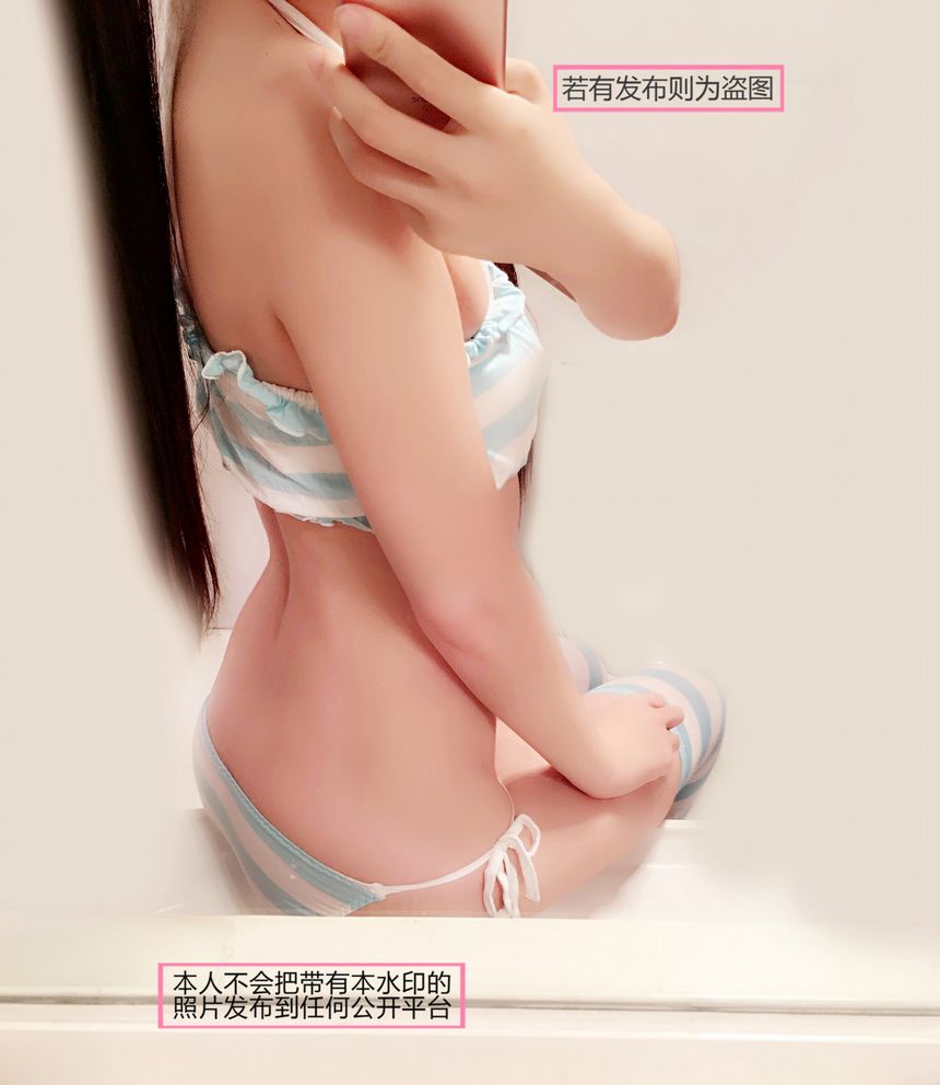 极品萝莉网红元气小奈音蓝白无圣光套图[37P]