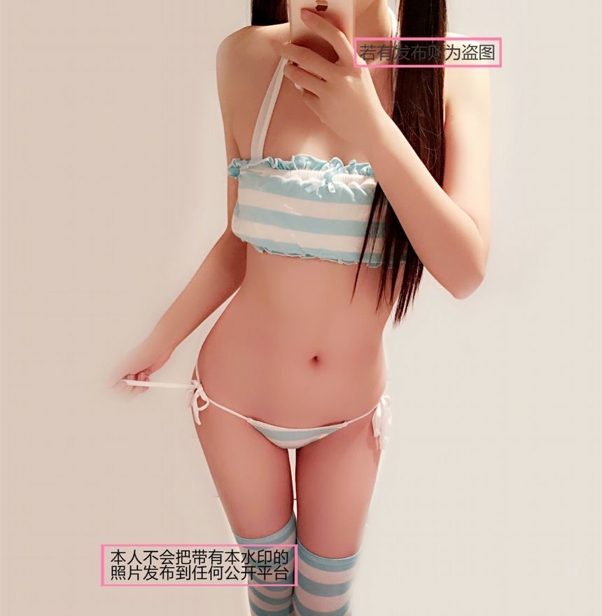 极品萝莉网红元气小奈音蓝白无圣光套图[37P]