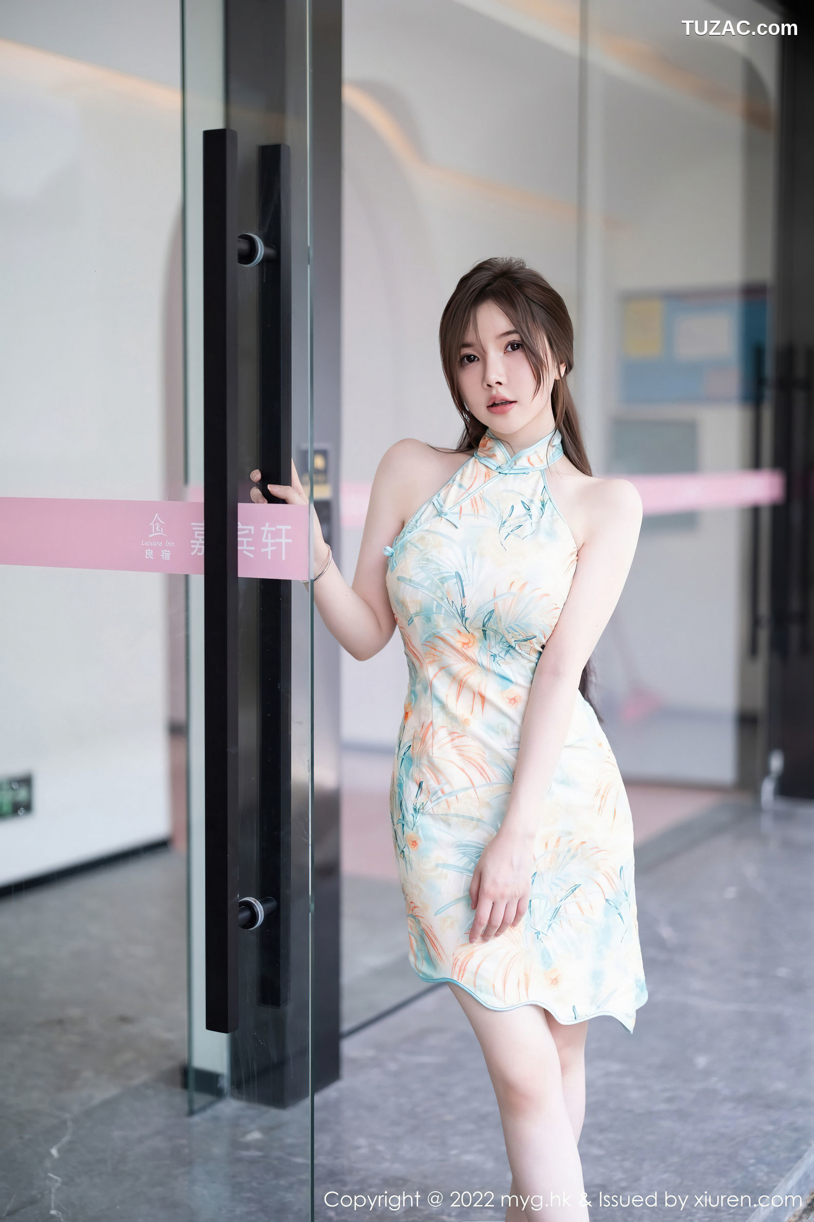 MyGirl美媛馆-640-糯美子-夏日旗袍