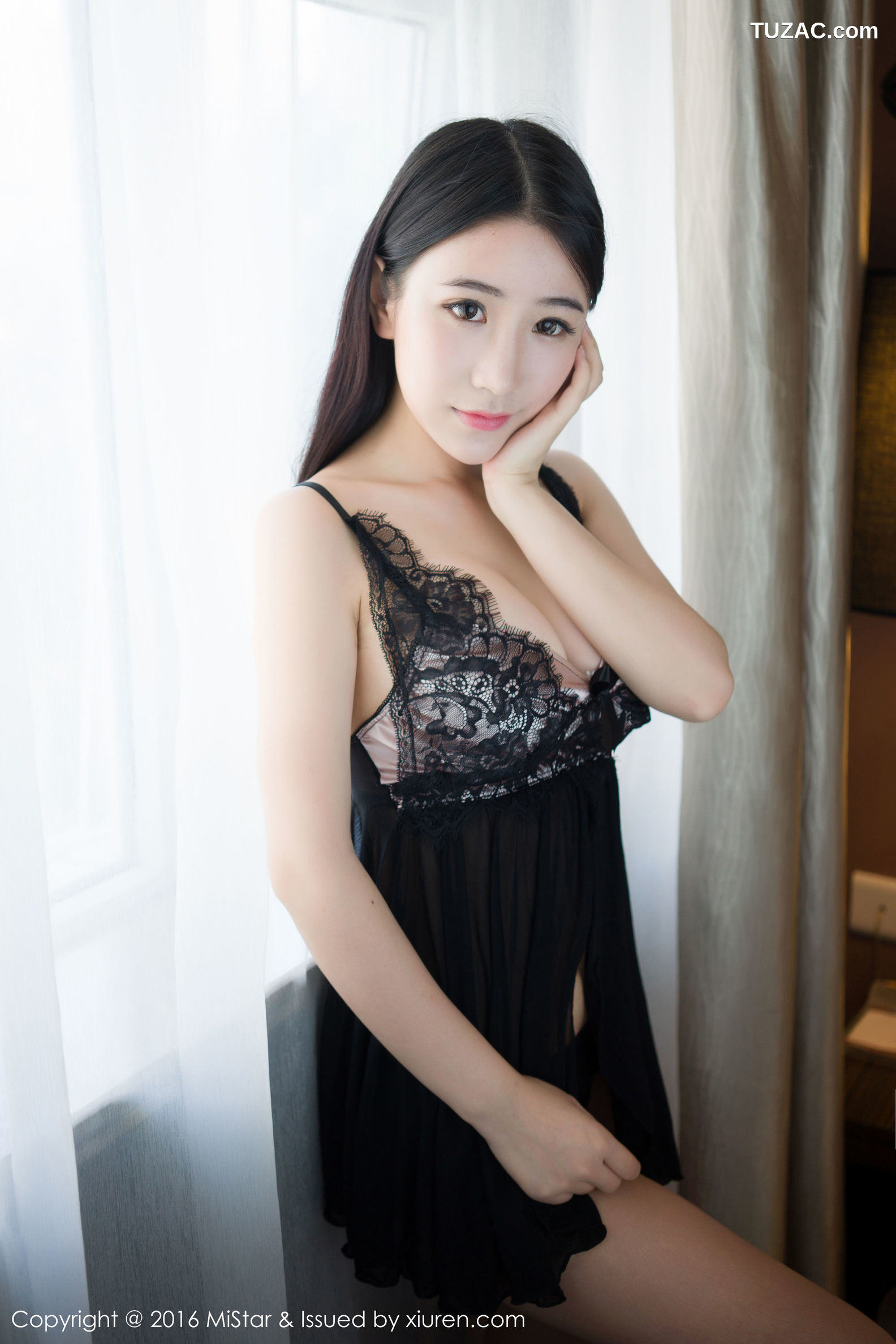 MiStar魅妍社-111-甜美女神-《性感睡衣-女仆装》-2016.08.24