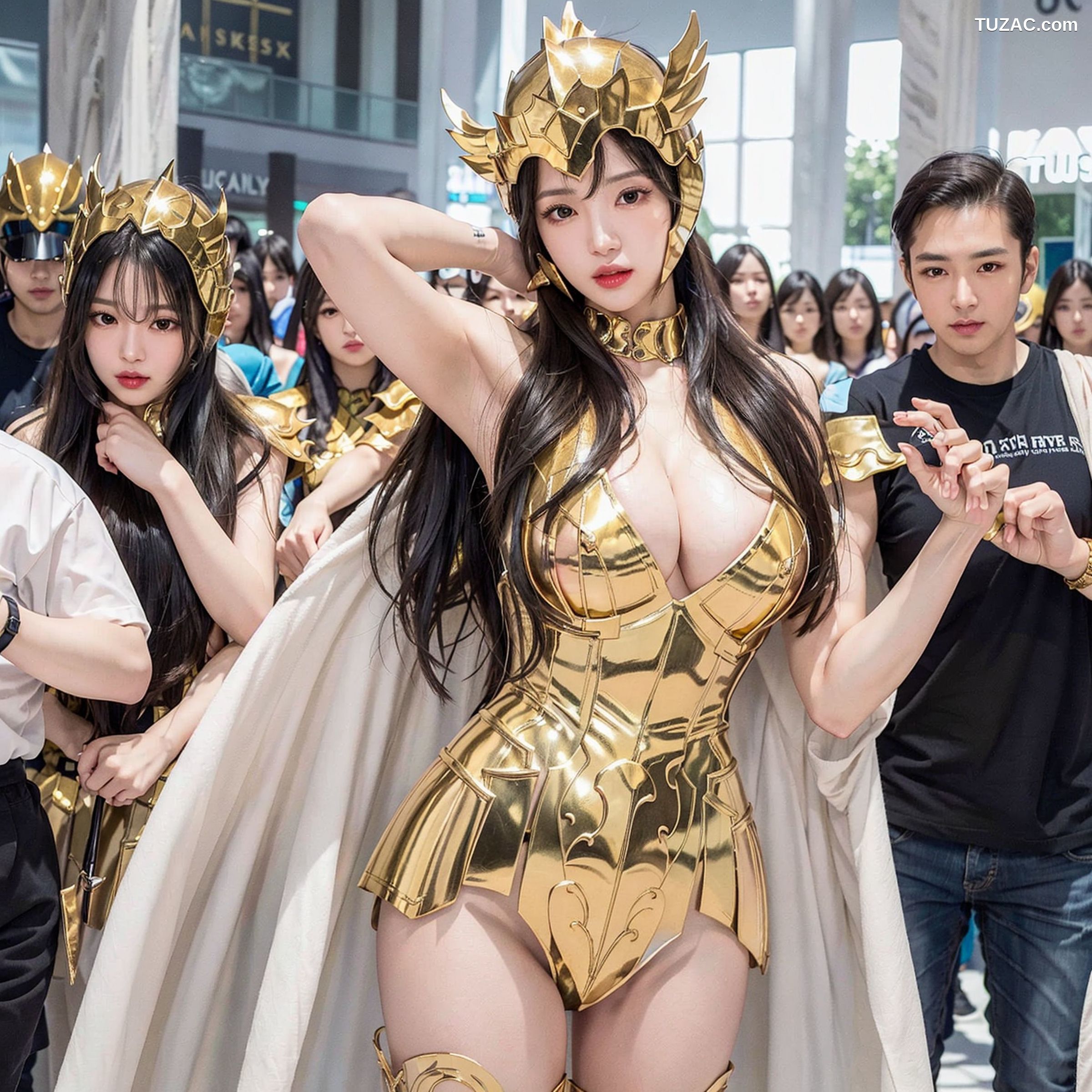 AI美女-拟实-圣斗士的雅典娜女神